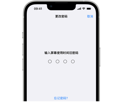 望牛墩镇iPhone屏幕维修分享iPhone屏幕使用时间密码忘记了怎么办 