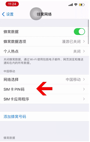 望牛墩镇苹果14维修网分享如何给iPhone14的SIM卡设置密码 