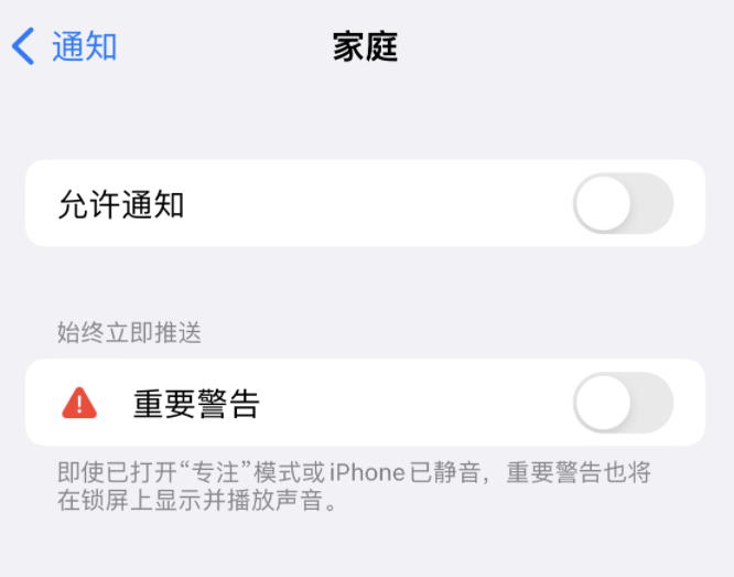 望牛墩镇苹果14维修分享iPhone14系列机型弹出“家庭”警告后卡死如何解决 